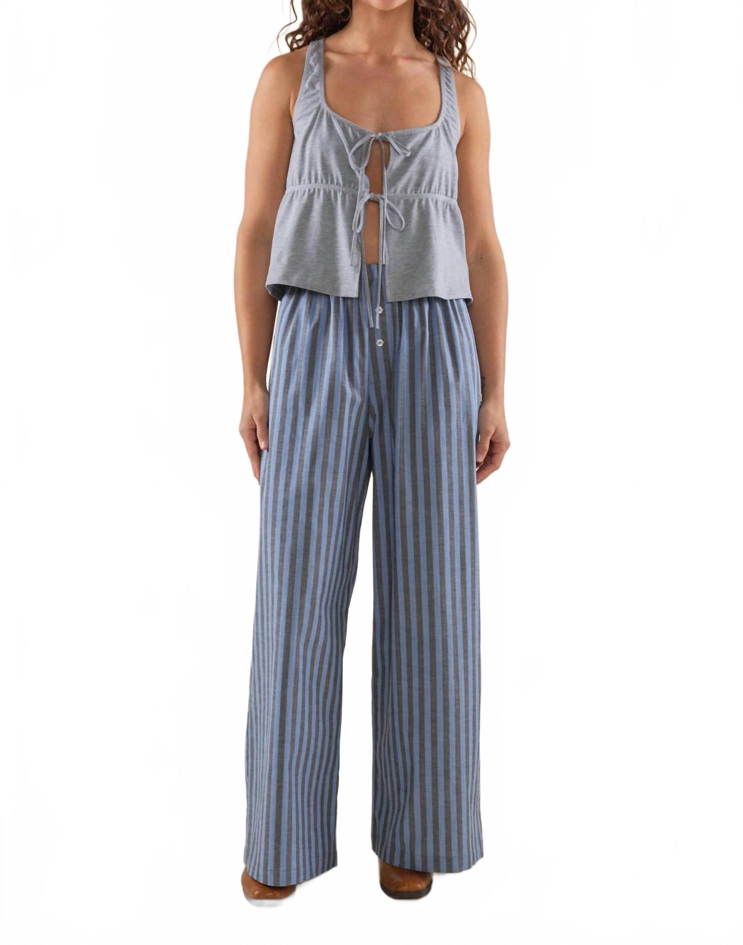 Rio Stripe Boxer Брюкиs In синий Nlt, синий
Rio Stripe Boxer Брюкиs In синий Nlt, синий