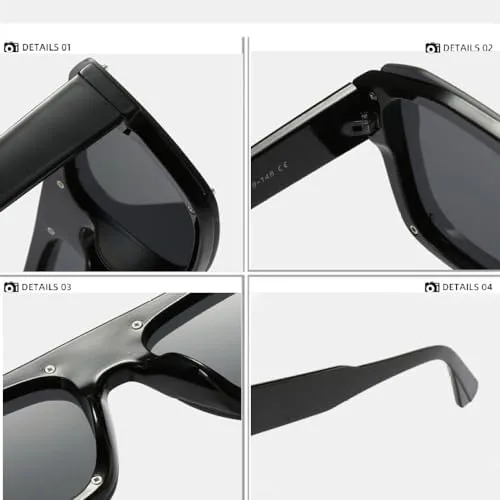 Модные квадратные солнцезащитные очки для мужчин, большие панк-очки, черные солнцезащитные очки для женщин, винтажные очки с заклепками MTZJH, Lightbuelens
Модные квадратные солнцезащитные очки для мужчин, большие панк-очки, черные солнцезащитные очки для женщин, винтажные очки с заклепками MTZJH, Lightbuelens