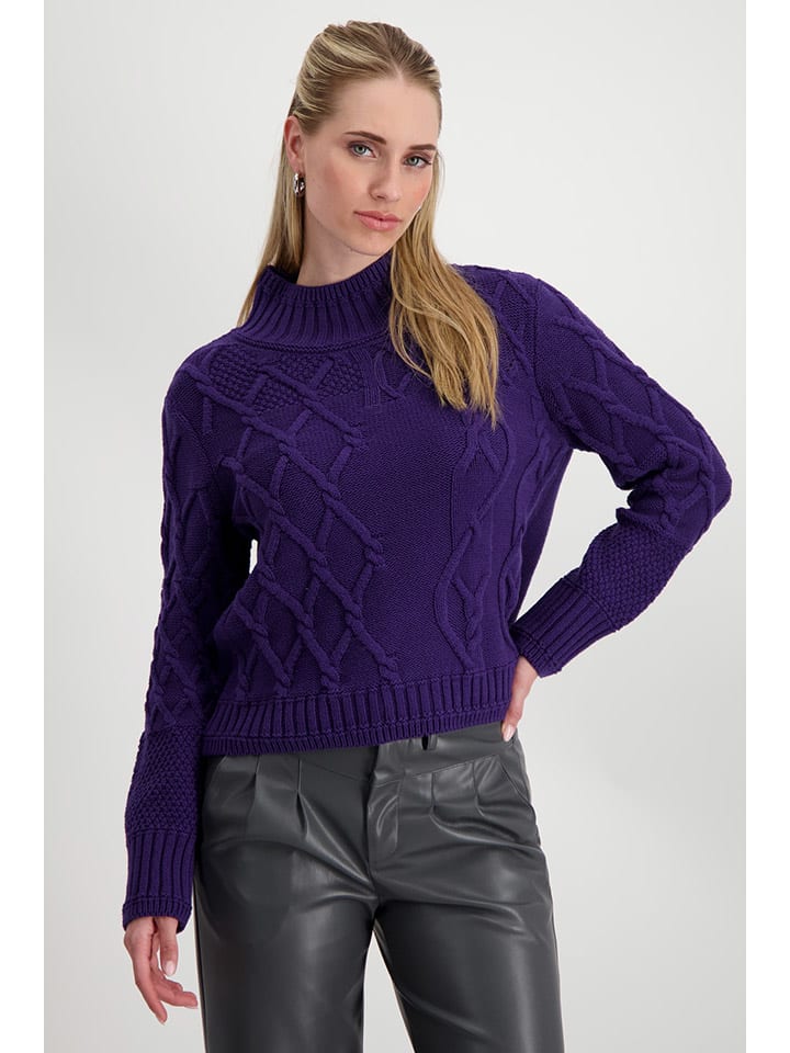 Свитер темно-синего/фиолетового цвета monari
Свитер темно-синего/фиолетового цвета monari