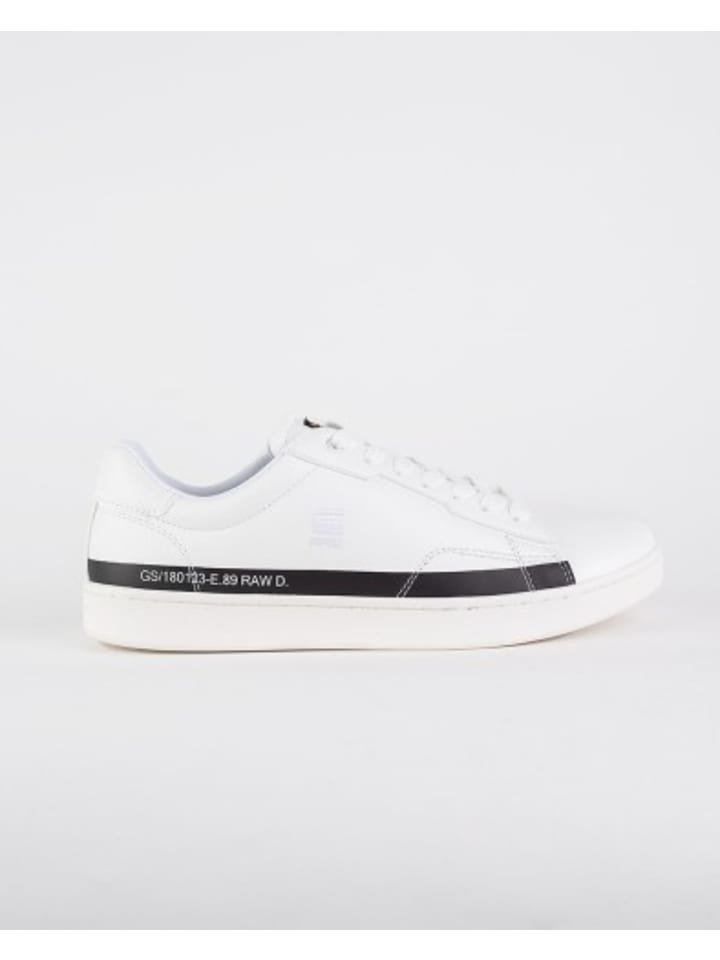 Низкие кроссовки G-Star Raw, белый/черный 
Низкие кроссовки G-Star Raw, белый/черный