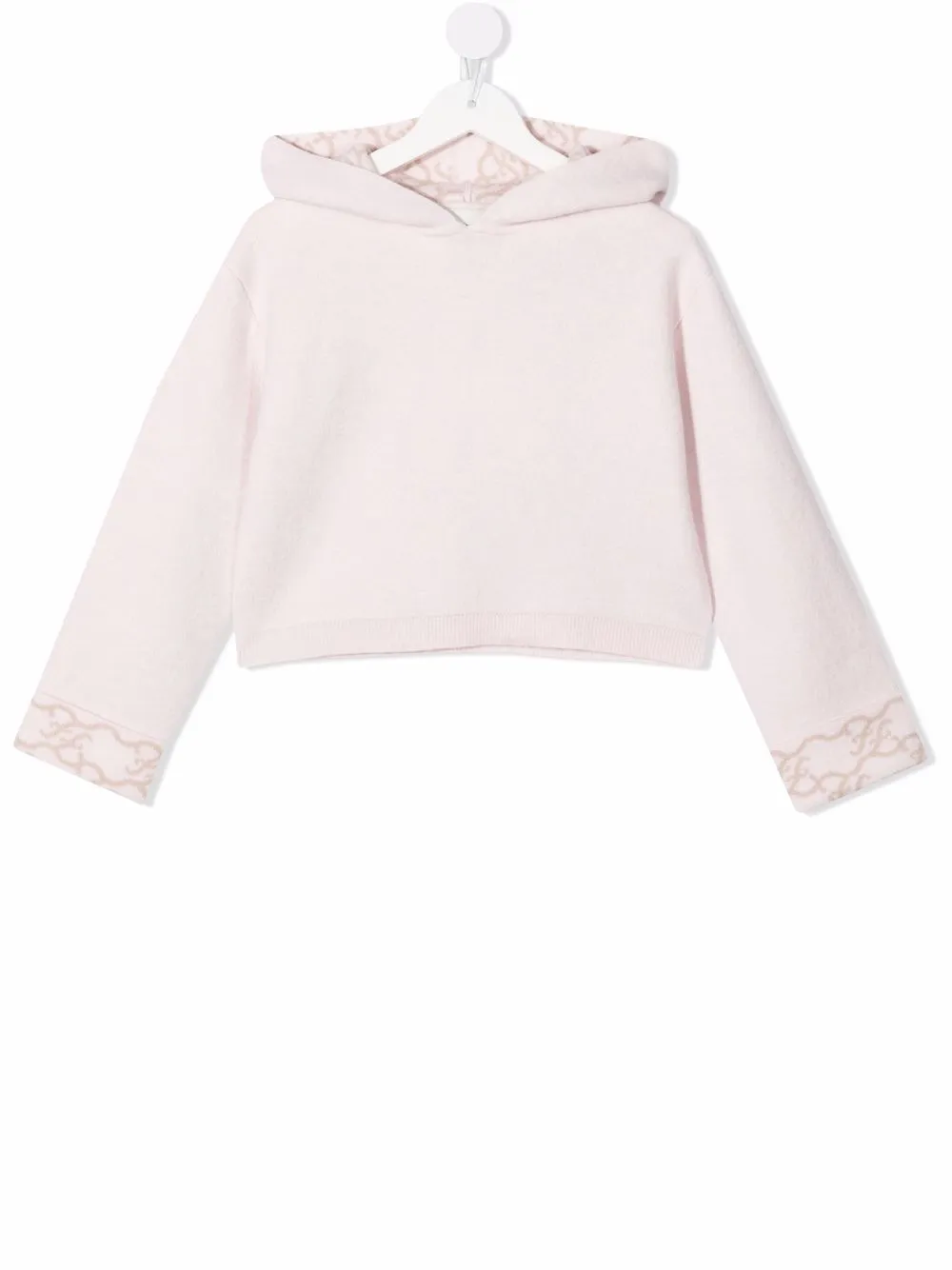 Худи с логотипом FENDI KIDS, розовый 
Худи с логотипом FENDI KIDS, розовый