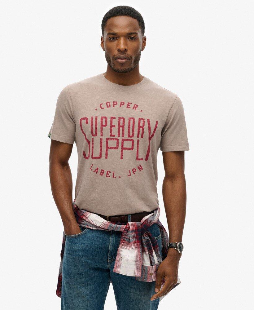 SUPERDRY Рабочая футболка с медной этикеткой
SUPERDRY Рабочая футболка с медной этикеткой