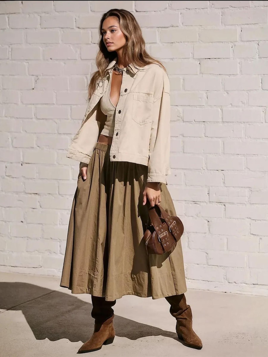 Юбка Hiccup, коричневый
Юбка Hiccup, коричневый