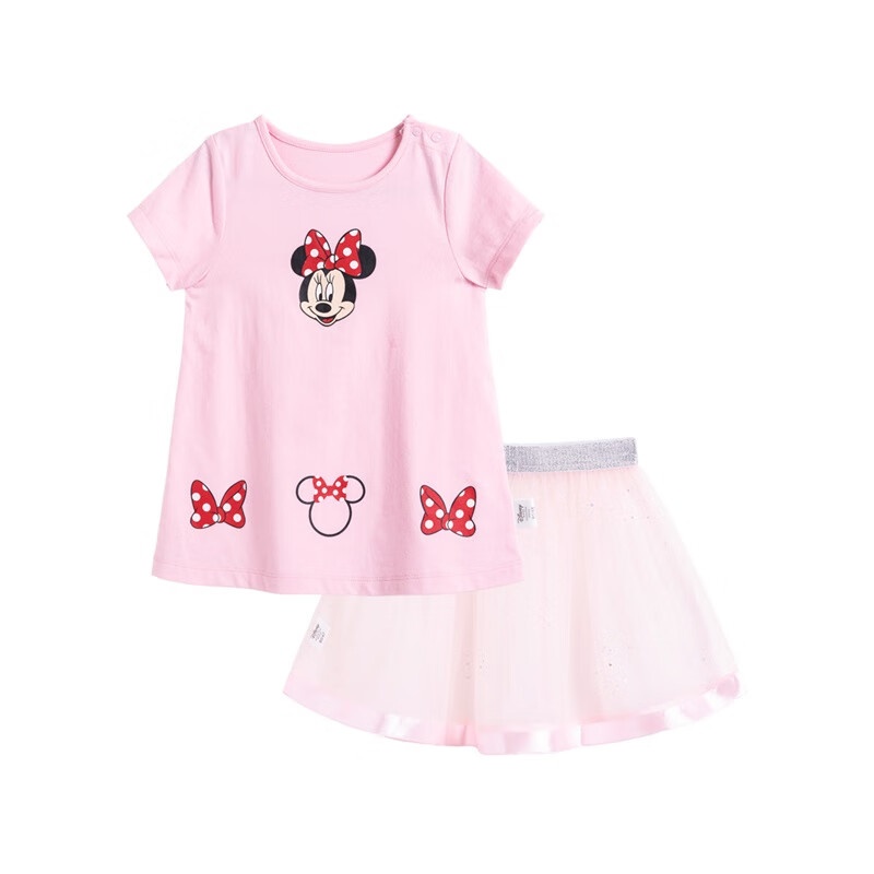 Комплект с юбкой для малышей Disney, розовый
Комплект с юбкой для малышей Disney, розовый