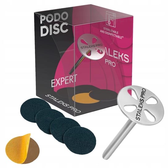 Диск 15мм + Комплект сменных чехлов №180, 5 шт. Staleks PRO PODODisk Base S
Диск 15мм + Комплект сменных чехлов №180, 5 шт. Staleks PRO PODODisk Base S