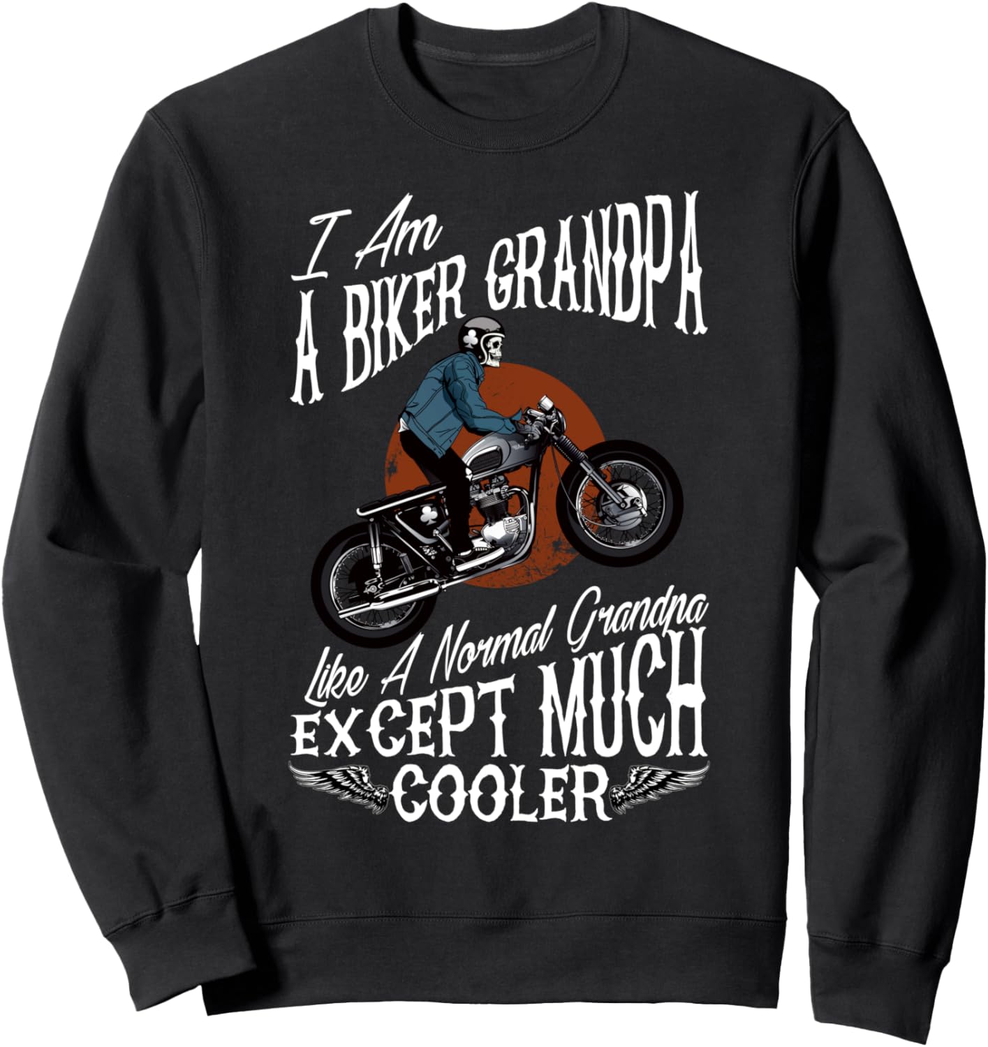 Я байкер, дедушка, мотоциклист. Забавная толстовка с надписью Я байкер Biker Grandpa Shop, черный
Я байкер, дедушка, мотоциклист. Забавная толстовка с надписью Я байкер Biker Grandpa Shop, черный