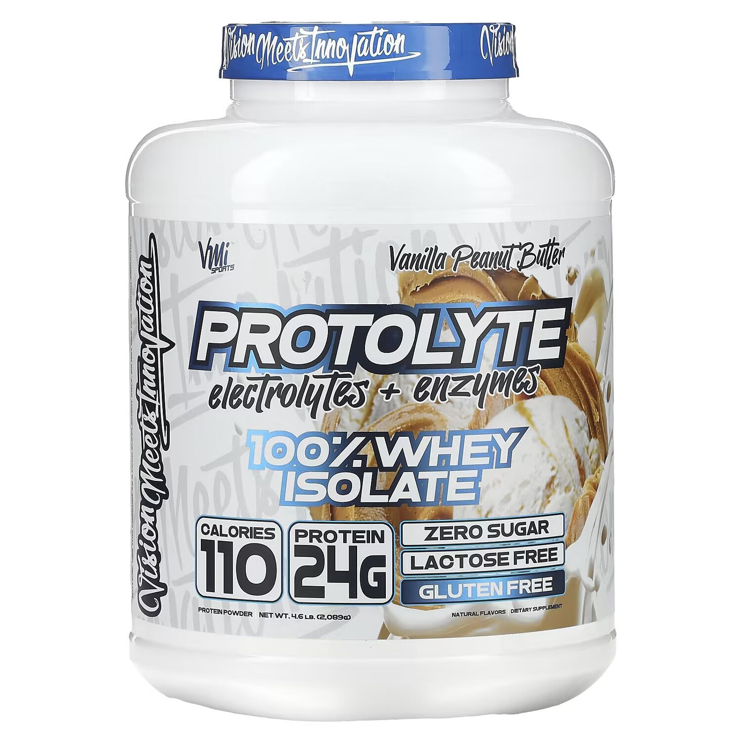 ProtoLyte, 100 % Сывороточный изолят, ванильно-арахисовое масло, 4,6 фунта (2089 г) Vmi Sports
ProtoLyte, 100 % Сывороточный изолят, ванильно-арахисовое масло, 4,6 фунта (2089 г) Vmi Sports