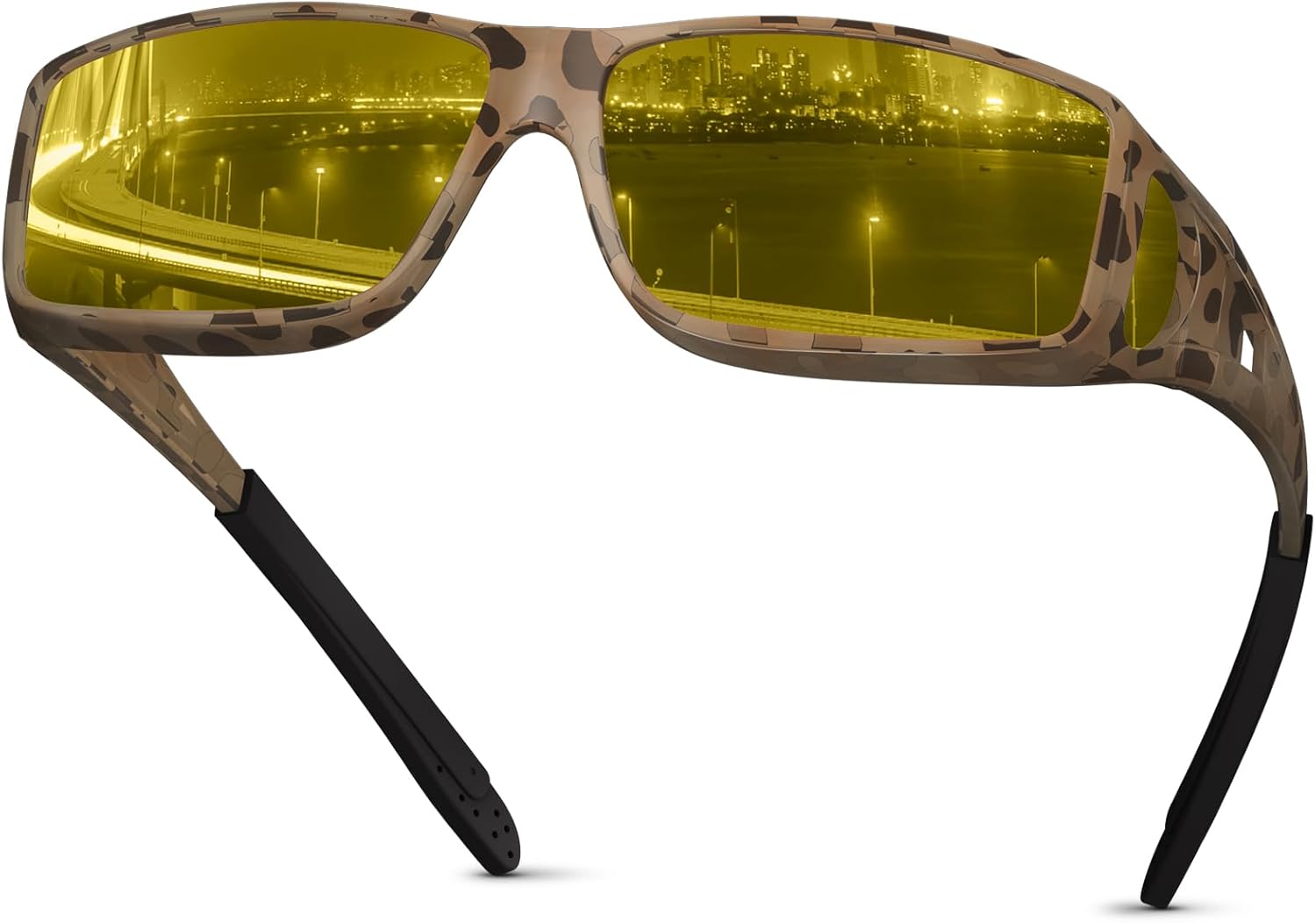 Очки для вождения в ночное время для мужчин и женщин, надеваются поверх солнцезащитных очков, поляризованные, с защитой от бликов, HD-очки ночного видения FIONOFY, F09 Leopard/ Yellow Night Vision Lens
Очки для вождения в ночное время для мужчин и женщин, надеваются поверх солнцезащитных очков, поляризованные, с защитой от бликов, HD-очки ночного видения FIONOFY, F09 Leopard/ Yellow Night Vision Lens