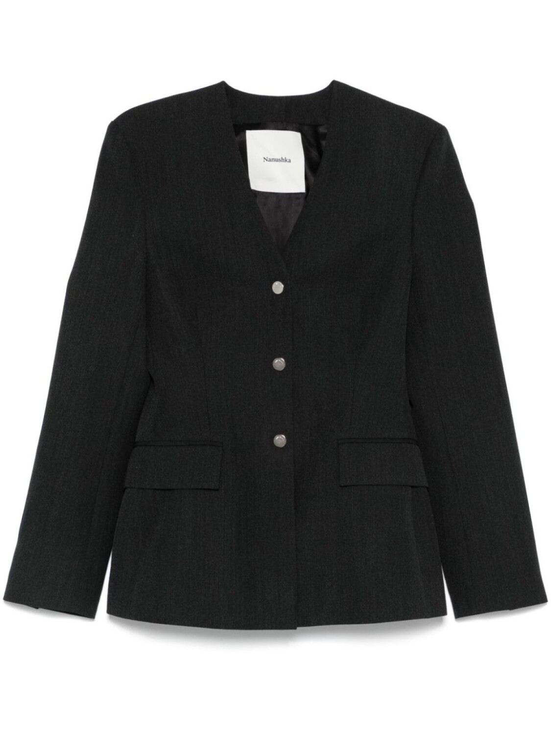 Nanushka шерстяной пиджак, серый
Nanushka шерстяной пиджак, серый