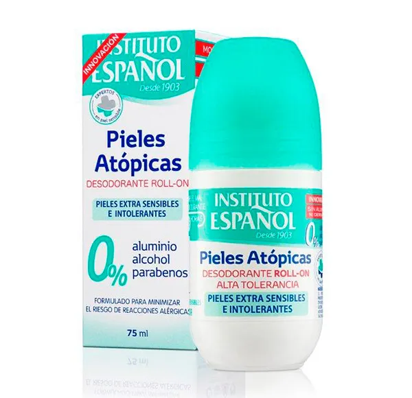 Шариковый дезодорант Pieles Atópicas Instituto Español, 75 ml
Шариковый дезодорант Pieles Atópicas Instituto Español, 75 ml