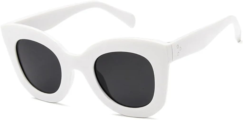 Солнцезащитные очки с защитой от УФ-излучения UV400 | Увеличенные линзы «кошачий глаз» разных цветов | Для женщин и мужчин, для занятий спортом на открытом воздухе и вождения DSVIGF, White-black
Солнцезащитные очки с защитой от УФ-излучения UV400 | Увеличенные линзы «кошачий глаз» разных цветов | Для женщин и мужчин, для занятий спортом на открытом воздухе и вождения DSVIGF, White-black