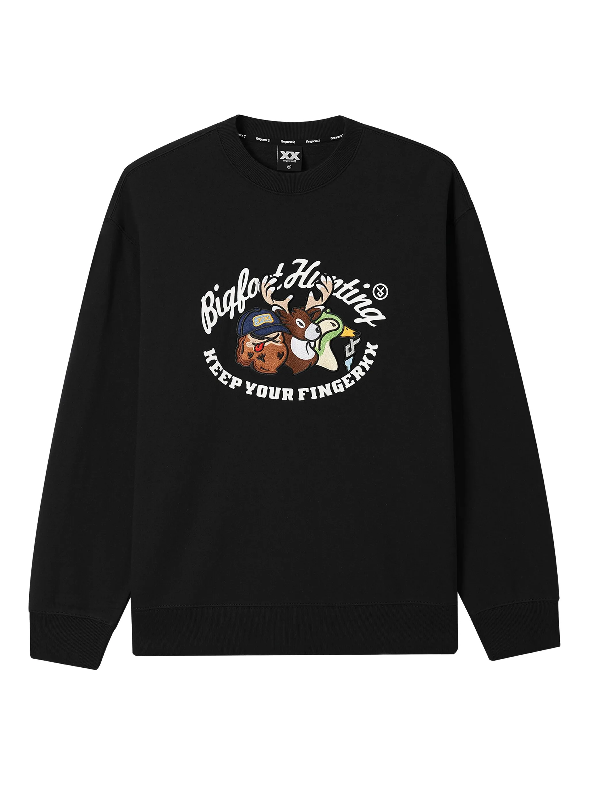 Толстовка с графичным принтом Fingercroxx, черный
Толстовка с графичным принтом Fingercroxx, черный