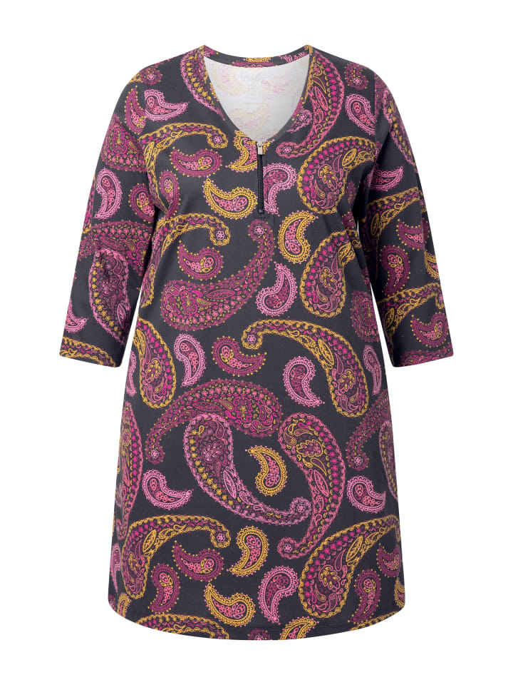 Длинная рубашка черного цвета Ulla Popken
Длинная рубашка черного цвета Ulla Popken