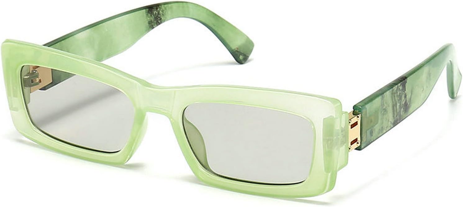 COTIA Модные разноцветные прямоугольные женские солнцезащитные очки в стиле ретро, квадратные узкие очки с защитой от УФ-излучения UV400, мужские винтажные розово-зеленые солнцезащитные очки, Green
COTIA Модные разноцветные прямоугольные женские солнцезащитные очки в стиле ретро, квадратные узкие очки с защитой от УФ-излучения UV400, мужские винтажные розово-зеленые солнцезащитные очки, Green