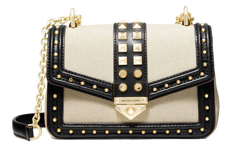 Сумка через плечо Soho Canvas с кожаными вставками женская черно-белая MICHAEL KORS
Сумка через плечо Soho Canvas с кожаными вставками женская черно-белая MICHAEL KORS