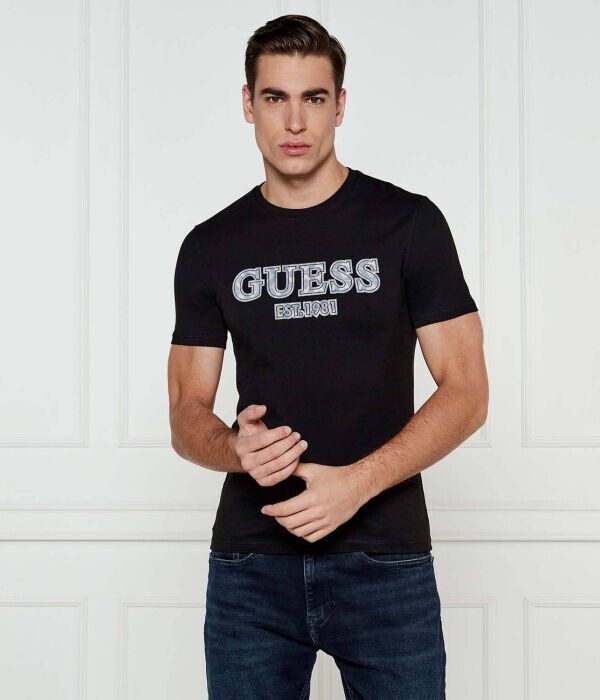 Футболка мужская Guess Jeans с логотипом, черный
Футболка мужская Guess Jeans с логотипом, черный