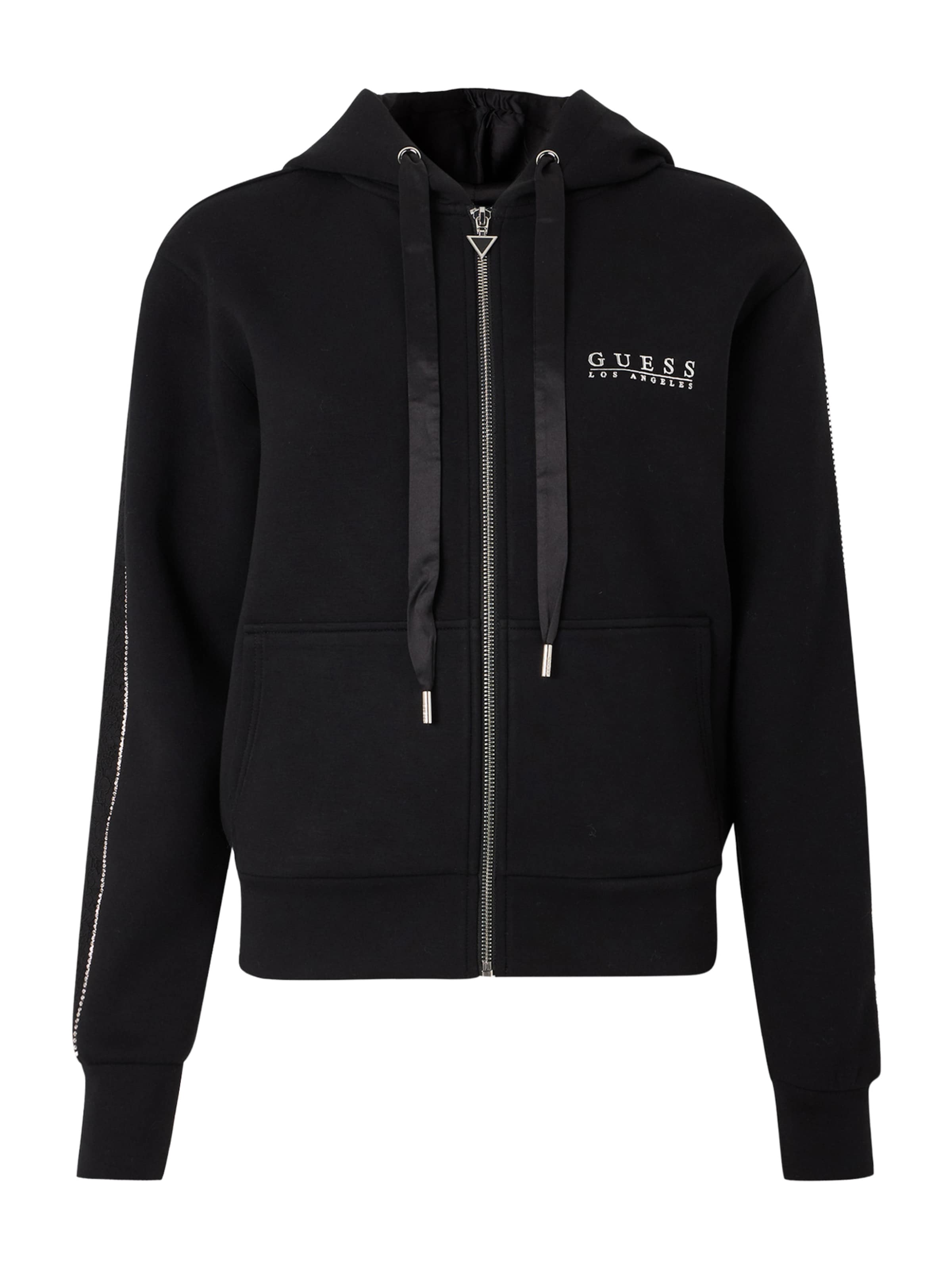 GUESS Худи на молнии в черном цвете
GUESS Худи на молнии в черном цвете