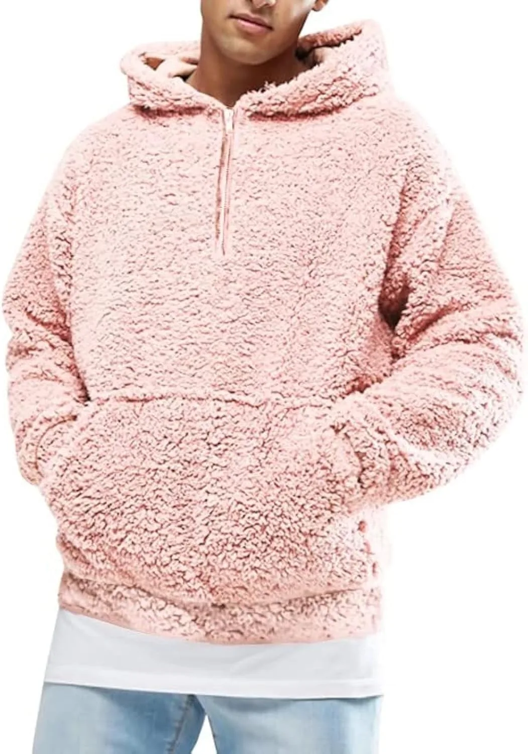 Runcati мужская толстовка с капюшоном Sherpa, длинный рукав, передний карман
Runcati мужская толстовка с капюшоном Sherpa, длинный рукав, передний карман