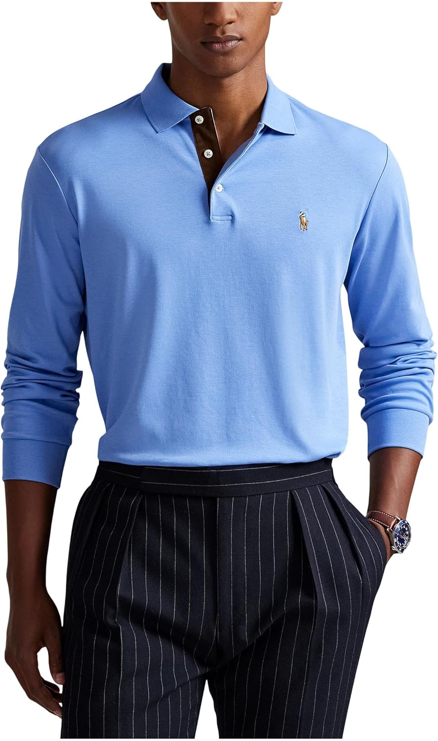 POLO RALPH LAUREN Мужская классическая поло из мягкого хлопка, Fall Blue 1
POLO RALPH LAUREN Мужская классическая поло из мягкого хлопка, Fall Blue 1