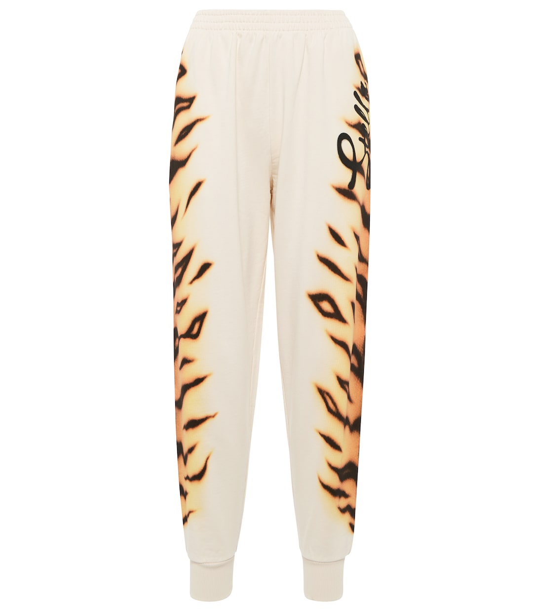 Спортивные брюки из хлопкового джерси с принтом Stella McCartney, Magnolia
Спортивные брюки из хлопкового джерси с принтом Stella McCartney, Magnolia