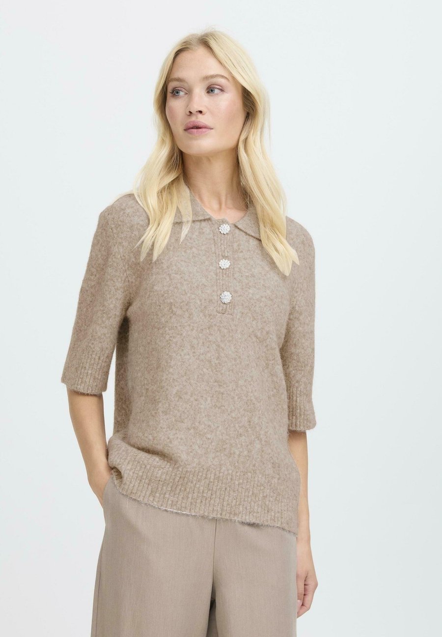 Поло b.young BMMMINNA POLO, Walnut Melange/Light Brown
Поло b.young BMMMINNA POLO, Walnut Melange/Light Brown
