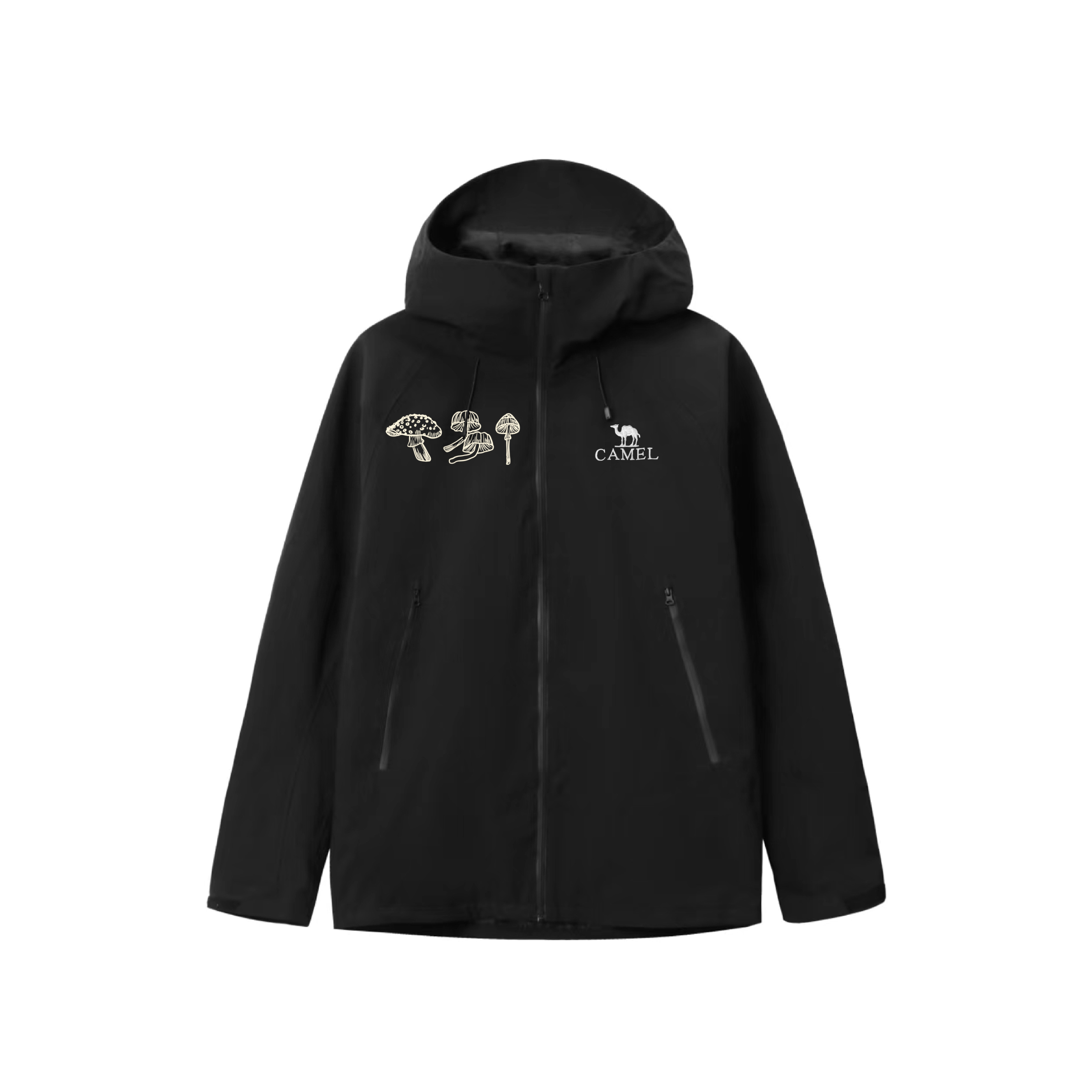CAMEL Ветровка All weather Unisex Phantom Black с капюшоном
CAMEL Ветровка All weather Unisex Phantom Black с капюшоном
