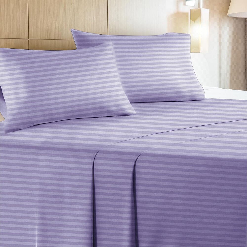 Комплект простыней Leluxe Home из 6 предметов с очень глубокими карманами в полоску, очень мягкие охлаждающие простыни без морщин, цвет Lavender
Комплект простыней Leluxe Home из 6 предметов с очень глубокими карманами в полоску, очень мягкие охлаждающие простыни без морщин, цвет Lavender
