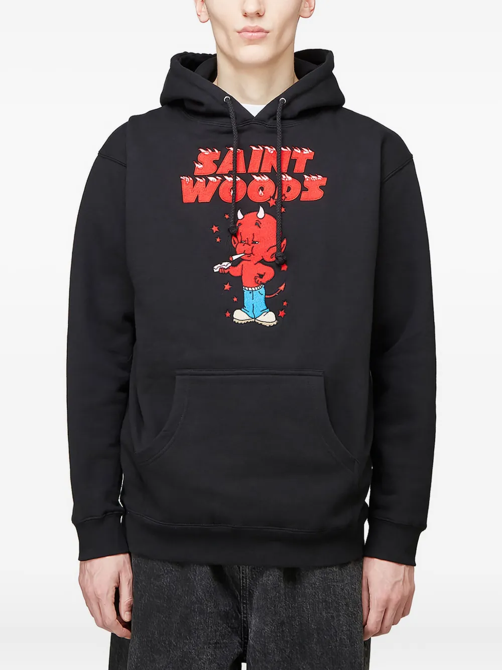 Худи с принтом "Маленькие дьяволята" Saintwoods, черный
Худи с принтом "Маленькие дьяволята" Saintwoods, черный