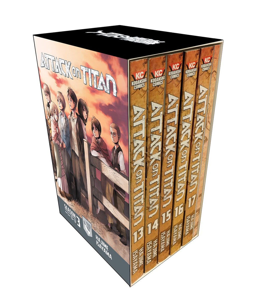 Манга Attack on Titan Season 3 Part 1 Manga Box Set
Манга Attack on Titan Season 3 Part 1 Manga Box Set