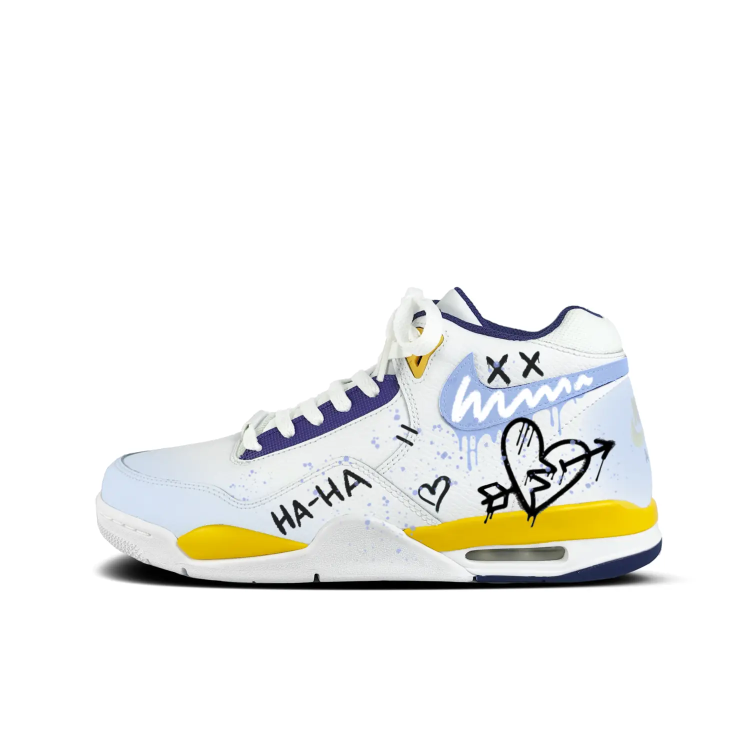 Nike Легендарные баскетбольные кроссовки Flight Legacy Vintage мужские Mid top белый желтый фуксия граффити
Nike Легендарные баскетбольные кроссовки Flight Legacy Vintage мужские Mid top белый желтый фуксия граффити