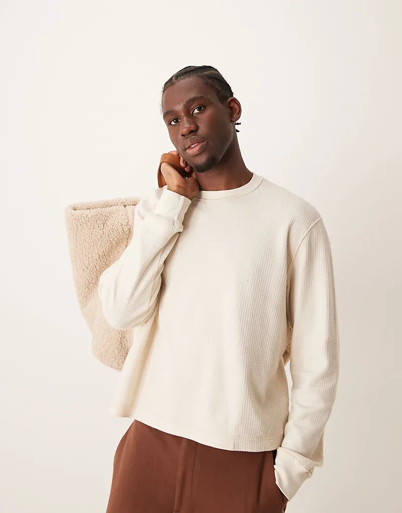 Футболка с длинными рукавами вафельного цвета бежевого цвета Abercrombie & Fitch
Футболка с длинными рукавами вафельного цвета бежевого цвета Abercrombie & Fitch