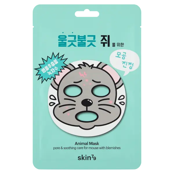 Тканевая маска для лица, сужающая поры, 1 шт. Skin79 Animal mask
Тканевая маска для лица, сужающая поры, 1 шт. Skin79 Animal mask