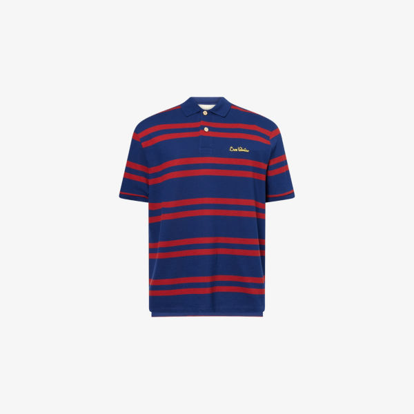 Футболка-поло Valentino Garavani Chez Valentino из хлопка в полоску, мультиколор
Футболка-поло Valentino Garavani Chez Valentino из хлопка в полоску, мультиколор