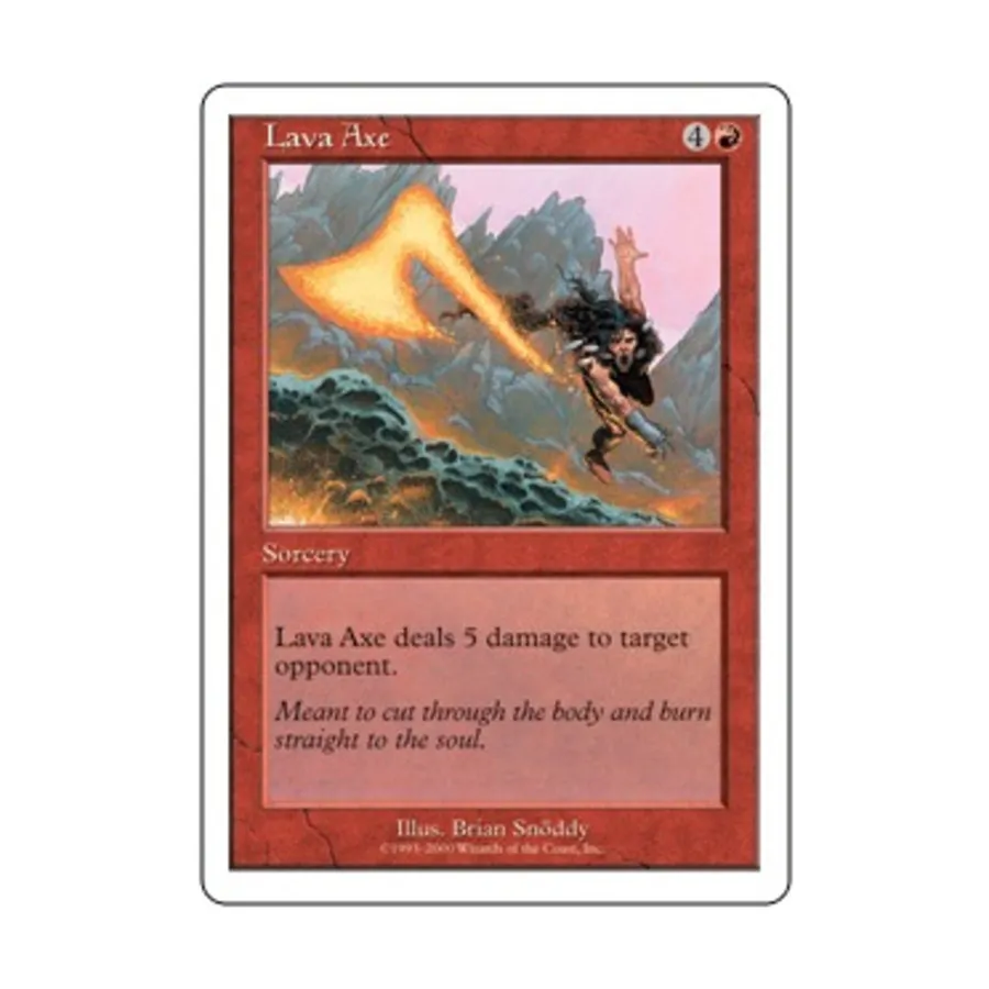 CCG Лавовый топор (С), MTG - Starter Series (2000)
CCG Лавовый топор (С), MTG - Starter Series (2000)