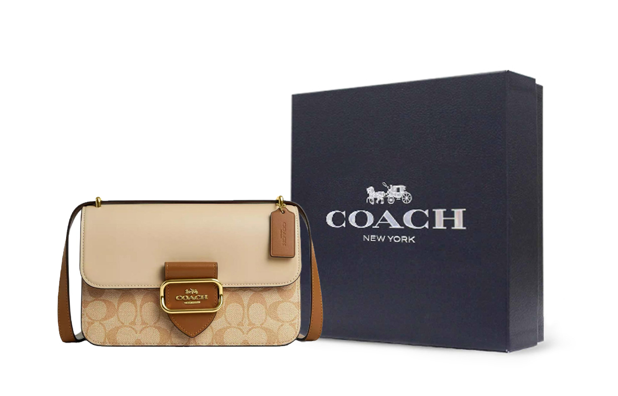 COACH Сумка через плечо из кожи Морган
COACH Сумка через плечо из кожи Морган