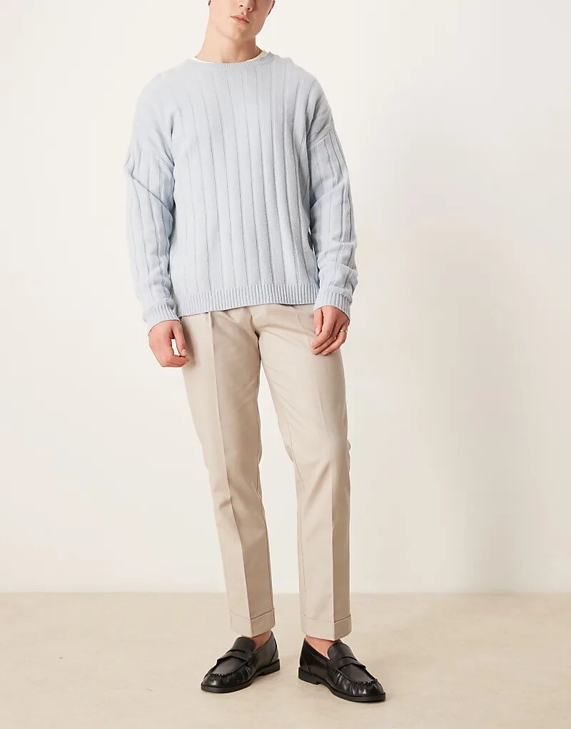 Элегантные облегающие брюки-чинос из хлопка цвета камня ASOS DESIGN
Элегантные облегающие брюки-чинос из хлопка цвета камня ASOS DESIGN