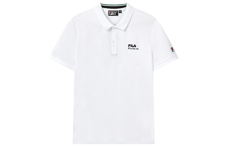 Рубашка поло мужская белая Fila, белый 
Рубашка поло мужская белая Fila, белый