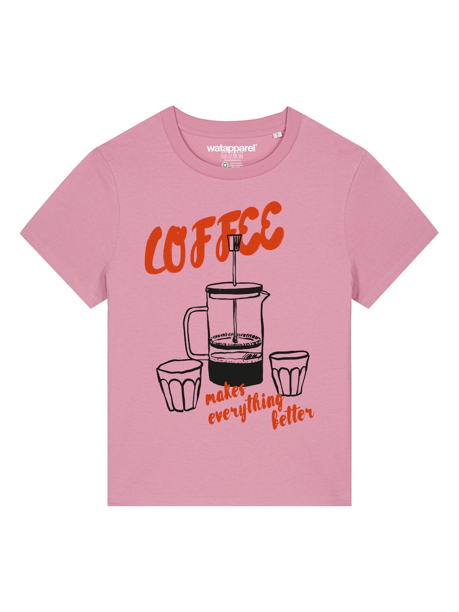 Рубашка Watapparel Coffee makes everything better, Rose
Рубашка Watapparel Coffee makes everything better, Rose