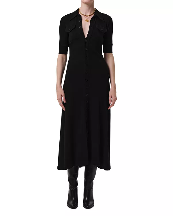 Платье-Поло Amina Citizens Of Humanity, черный
Платье-Поло Amina Citizens Of Humanity, черный