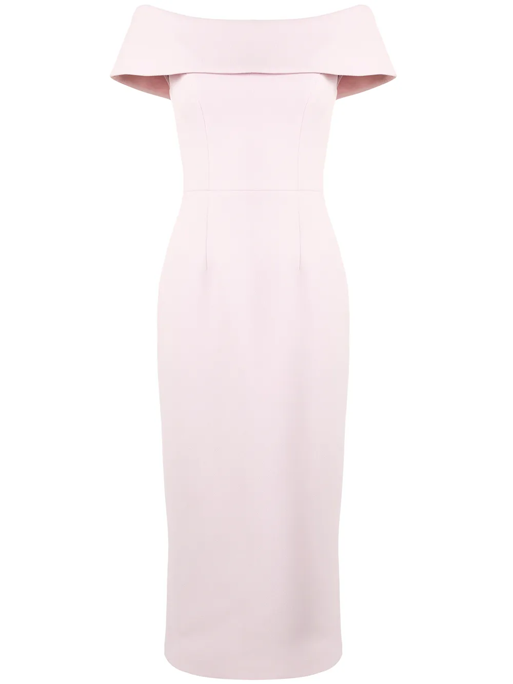 Приталенное платье с открытыми плечами Rebecca Vallance, розовый 
Приталенное платье с открытыми плечами Rebecca Vallance, розовый