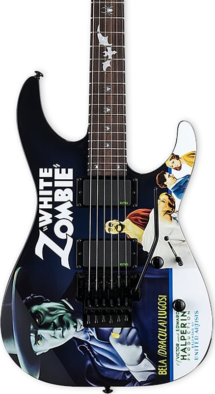 Электрогитара ESP LTD KH-WZ White Zombie Kirk Hammett Signature Electric Guitar with Hard Case
Электрогитара ESP LTD KH-WZ White Zombie Kirk Hammett Signature Electric Guitar with Hard Case