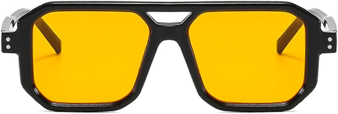 Винтажные квадратные мужские солнцезащитные очки, модные желто-синие оттенки, защита от ультрафиолета UV400, женские трендовые очки в стиле панк с заклепками 11822 Melrose, Orange
Винтажные квадратные мужские солнцезащитные очки, модные желто-синие оттенки, защита от ультрафиолета UV400, женские трендовые очки в стиле панк с заклепками 11822 Melrose, Orange