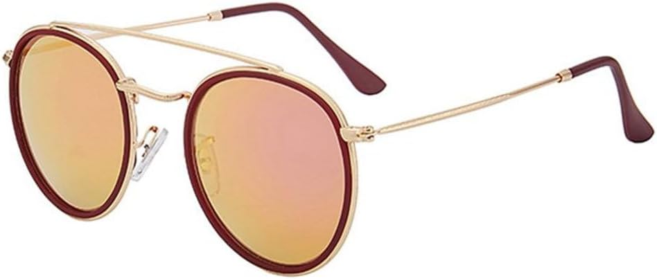 Ретро круглые металлические солнцезащитные очки для мужчин и женщин в стиле стимпанк, металлическая оправа, модные очки с защитой от УФ-излучения UV400 TYUVIVO, Gold Pink
Ретро круглые металлические солнцезащитные очки для мужчин и женщин в стиле стимпанк, металлическая оправа, модные очки с защитой от УФ-излучения UV400 TYUVIVO, Gold Pink