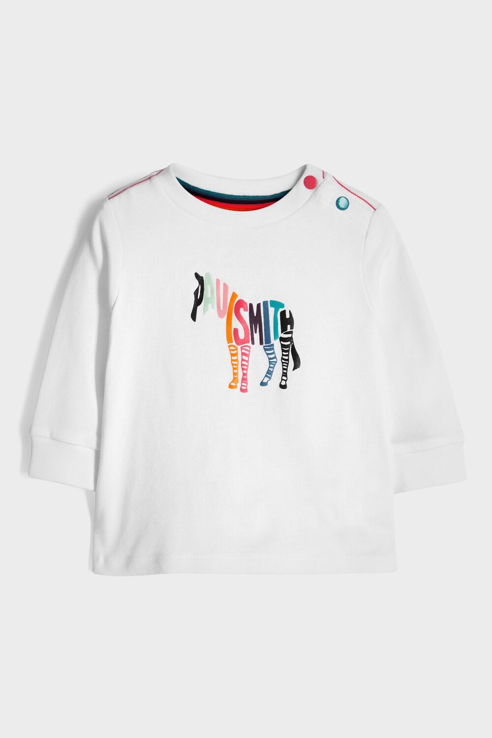 Детская футболка унисекс с короткими рукавами и зебровым принтом Paul Smith Junior, белый
Детская футболка унисекс с короткими рукавами и зебровым принтом Paul Smith Junior, белый