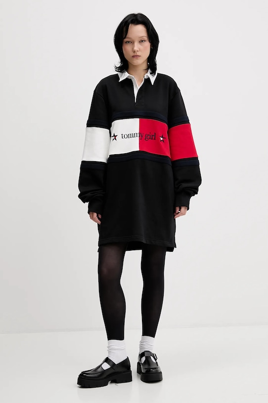 Хлопковое платье Tommy Jeans, черный
Хлопковое платье Tommy Jeans, черный