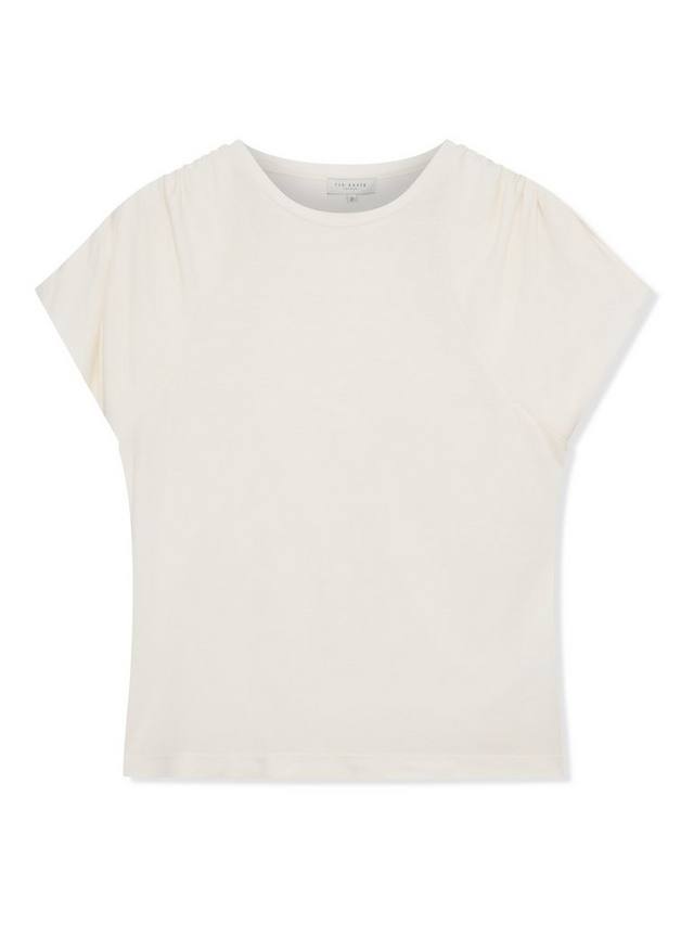 Футболка с защипами на плечах из вискозы LENZING ECOVERO Ted Baker
Футболка с защипами на плечах из вискозы LENZING ECOVERO Ted Baker