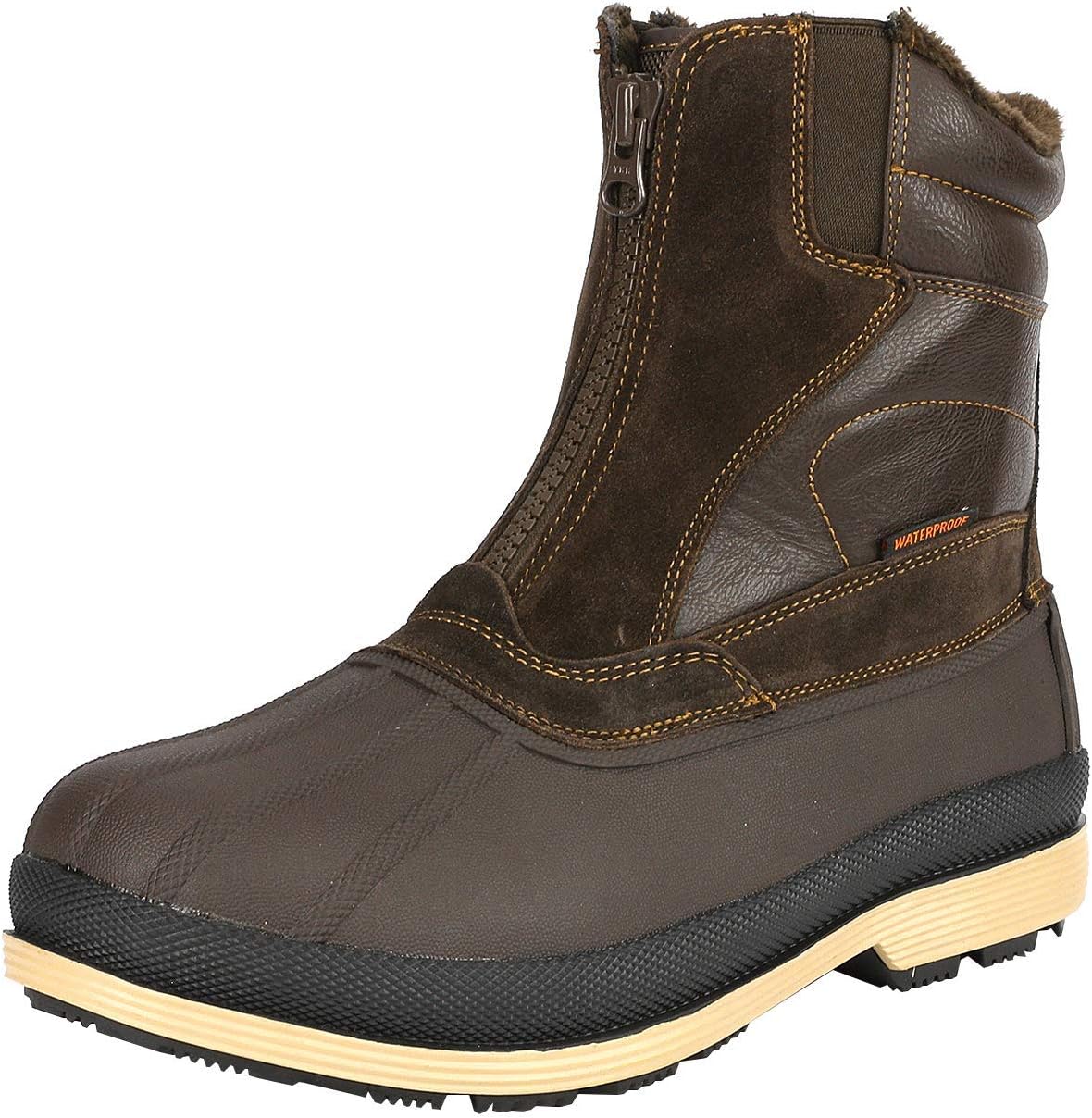 Мужские утепленные водонепроницаемые зимние ботинки NORTIV 8 для снега, теплые ботинки для холодной погоды, черный/коричневый
Мужские утепленные водонепроницаемые зимние ботинки NORTIV 8 для снега, теплые ботинки для холодной погоды, черный/коричневый