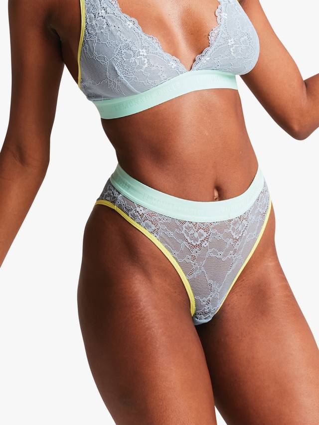 Трилоги кружевные трусики с высокой талией Lemonade Dolls, Aqua/Yellow
Трилоги кружевные трусики с высокой талией Lemonade Dolls, Aqua/Yellow