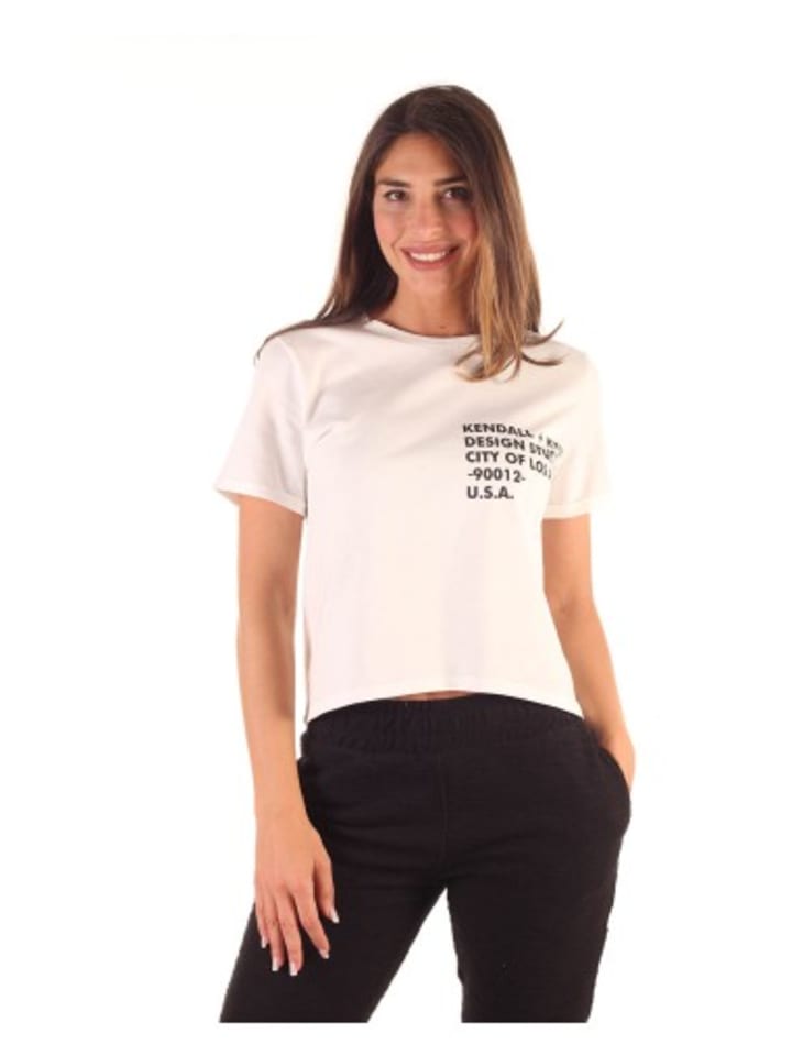 Футболка Kendall + Kylie, белый
Футболка Kendall + Kylie, белый