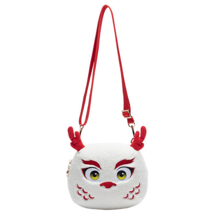 ANTA Плюшевая тканевая наплечная сумка через плечо унисекс папирус белый, Papyrus White 
ANTA Плюшевая тканевая наплечная сумка через плечо унисекс папирус белый, Papyrus White